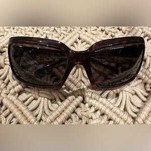 Authentic Prada sunglasses brown tortoise designer chic! Brown gold